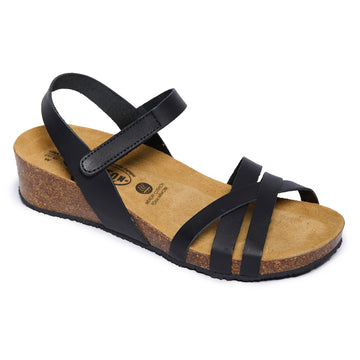 Plakton Platform Wedge Sandal – Lane Black
